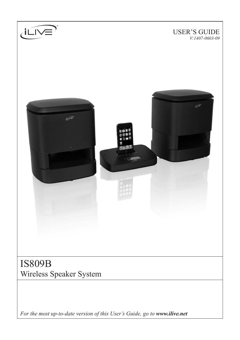 iLive IS809B User Manual | 12 pages