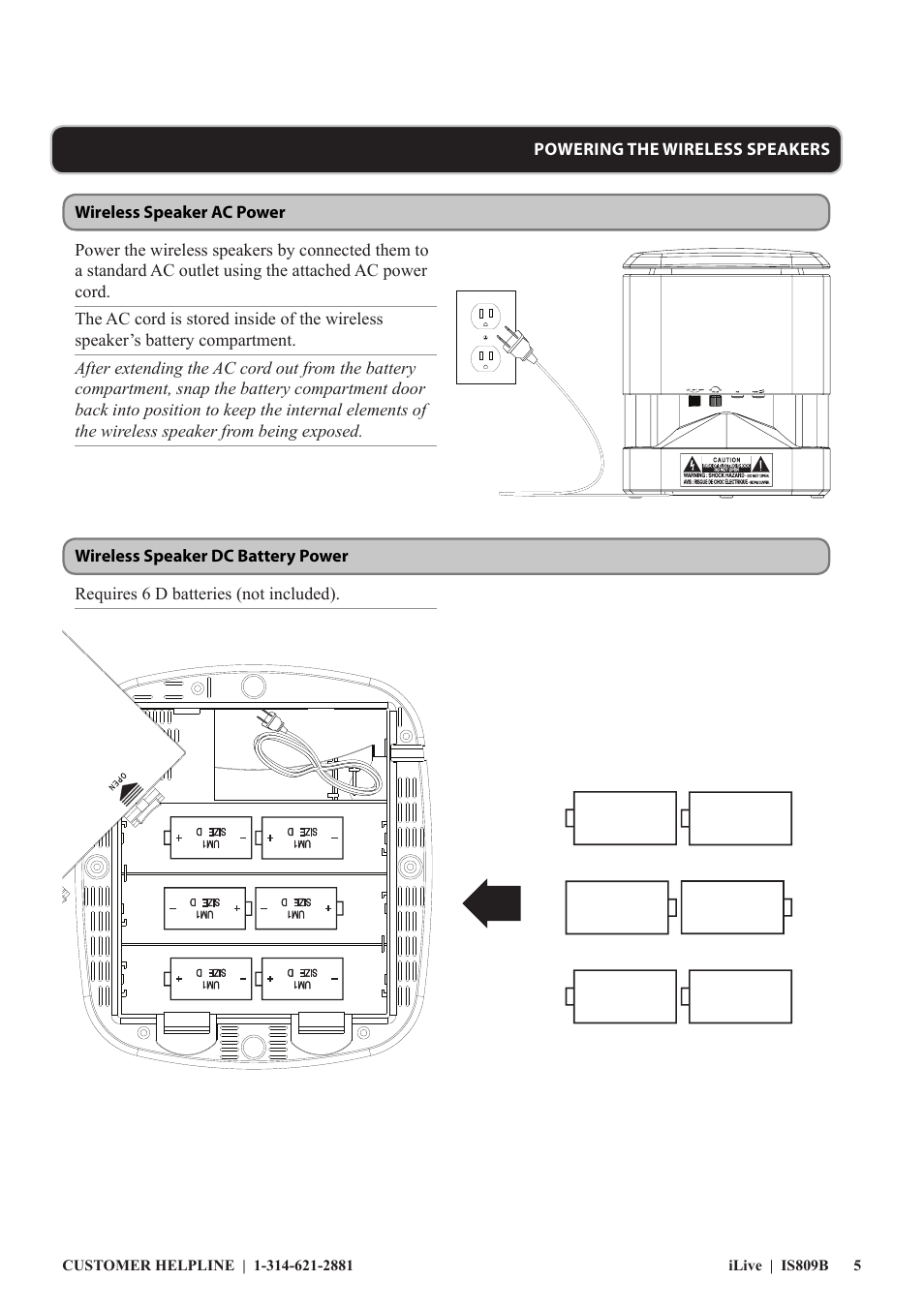 iLive IS809B User Manual | Page 5 / 12