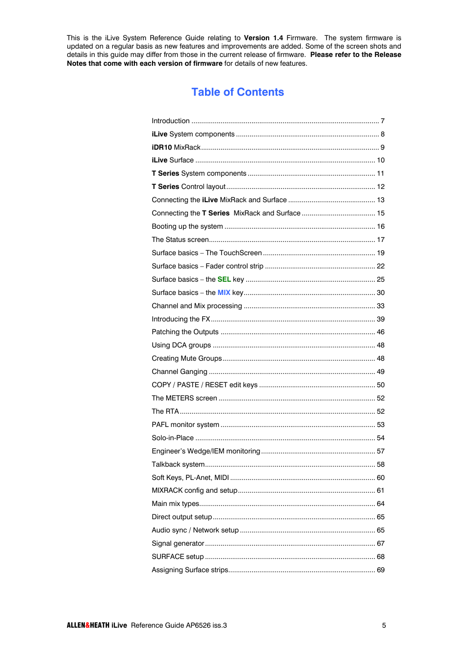 iLive T SERIES AP6526 User Manual | Page 5 / 111