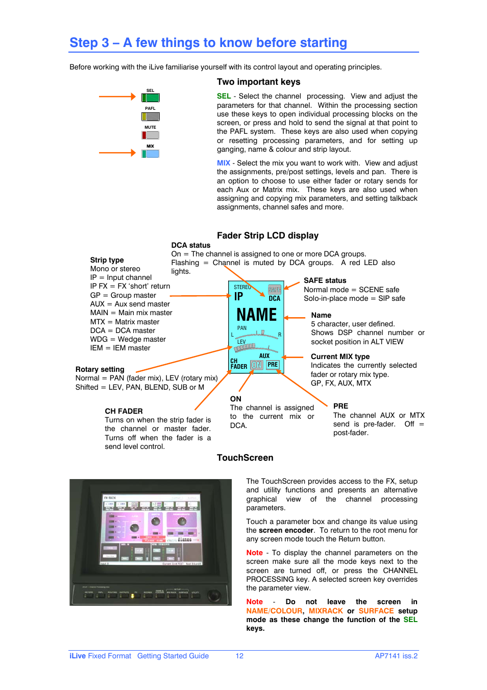 Name, Step 3 – a few things to know before starting | iLive AP7141 User Manual | Page 12 / 27