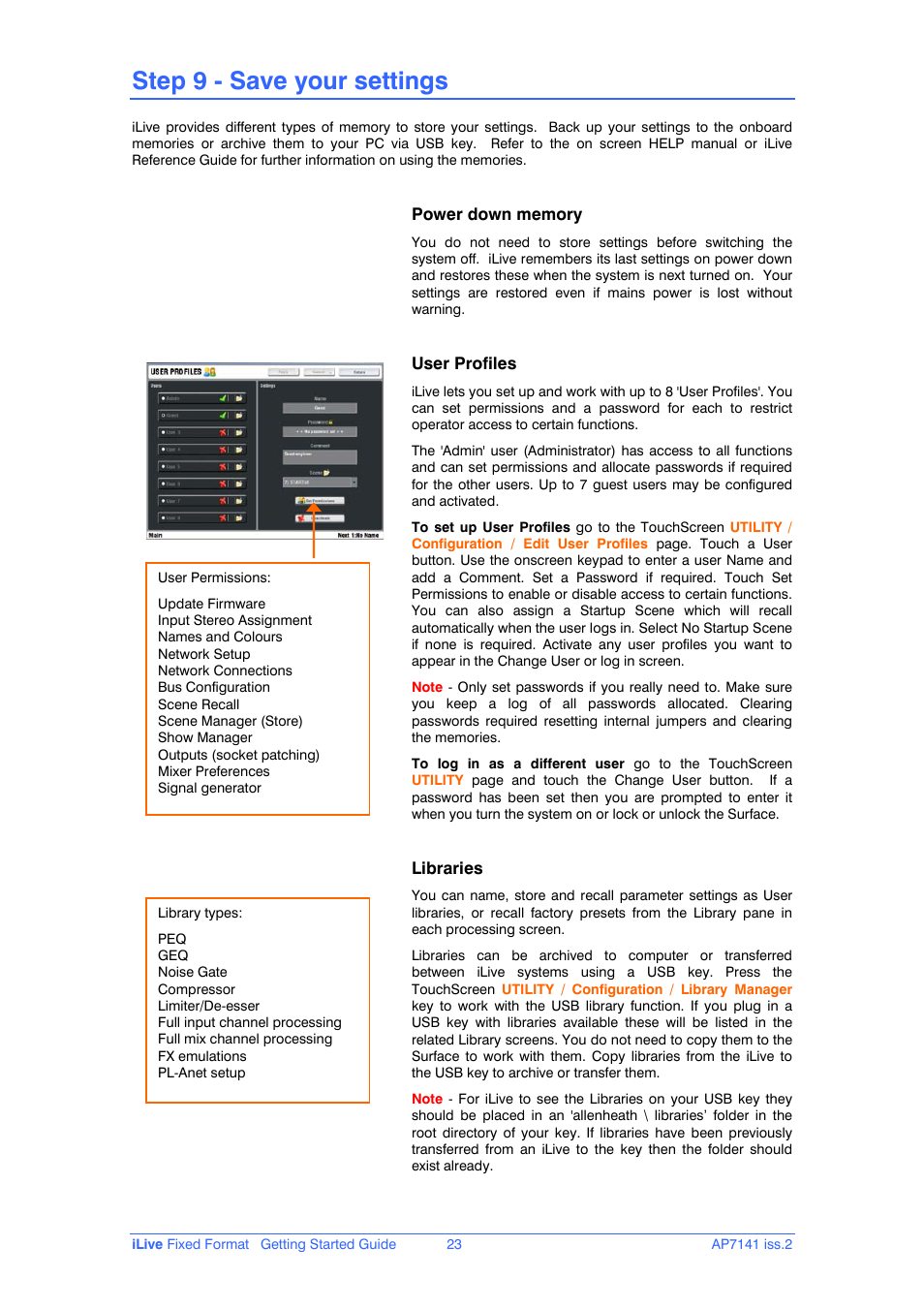 Step 9 - save your settings | iLive AP7141 User Manual | Page 23 / 27