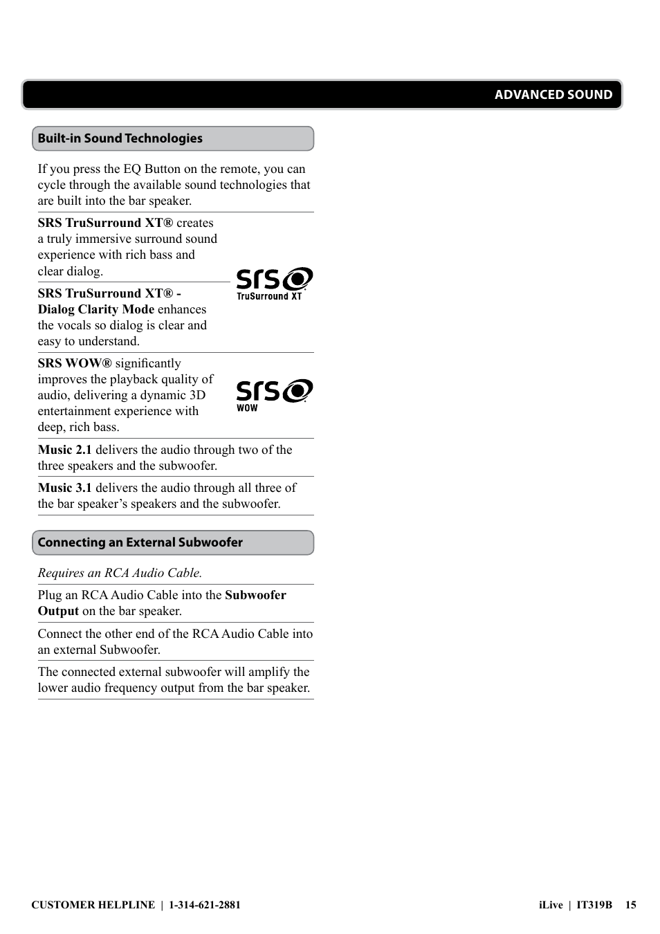 iLive IT319 User Manual | Page 15 / 16