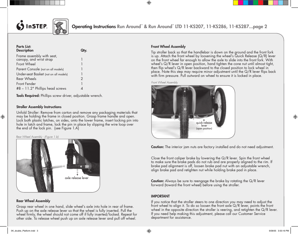 InStep 11-KS287 User Manual | Page 2 / 4