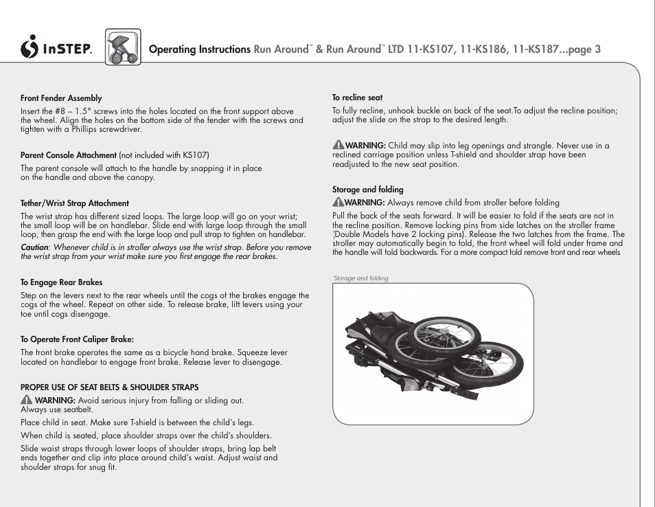 InStep 11-KS107 User Manual | Page 3 / 4