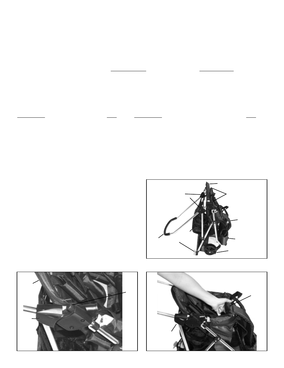 Important, Sb150 assembly instructions, Stroller assembly instructions | Parts list, Step 1. unfold stroller | InStep SB150 User Manual | Page 2 / 6