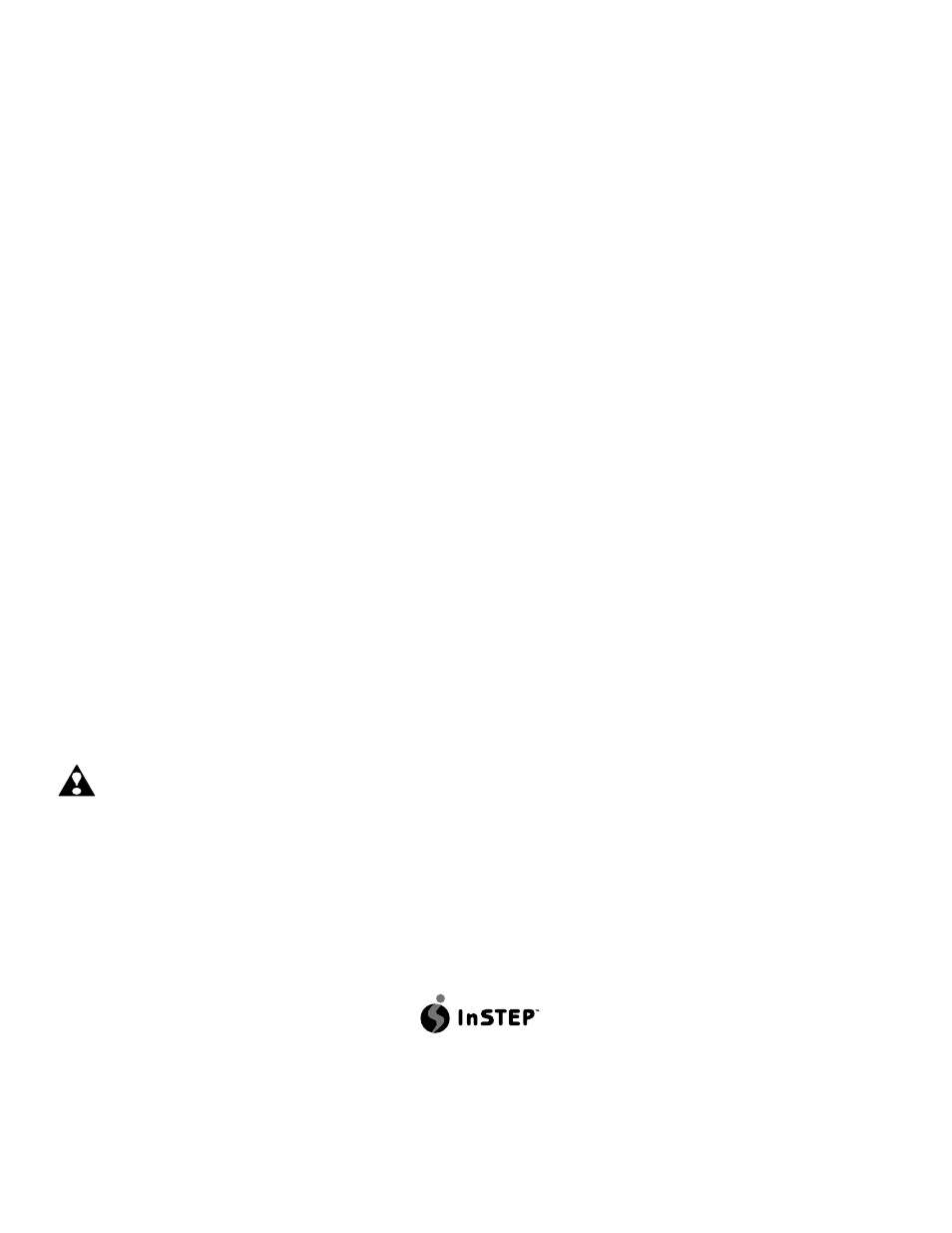Care and maintenance, Check fasteners | InStep ET100 User Manual | Page 6 / 6