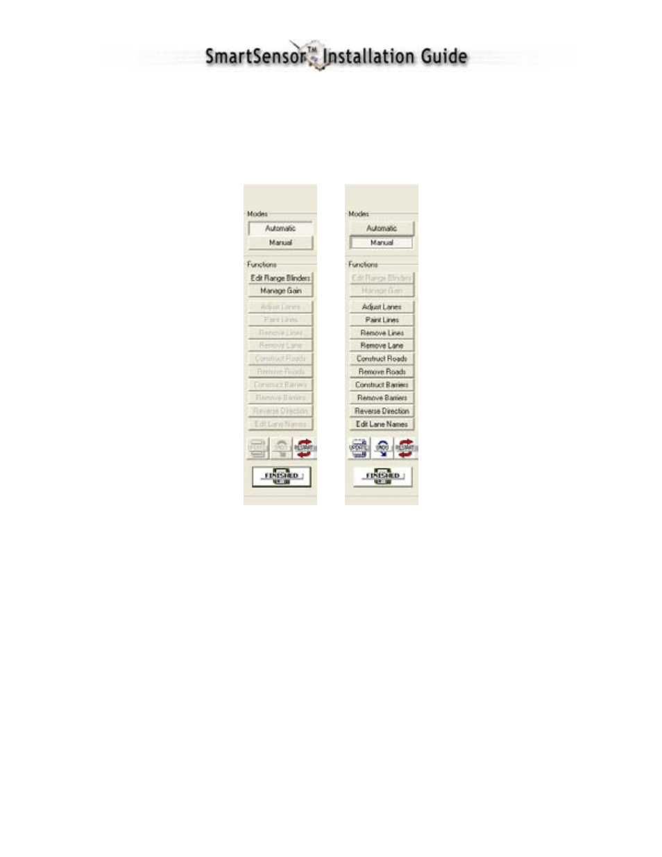 Manual configuration, Adjust lanes | IQ SMARTSENSOR 105 User Manual | Page 16 / 36