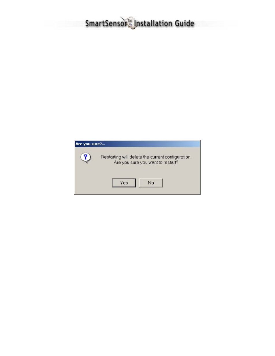 Undoing manual changes, Restarting lane configurations, Exiting the lane configuration page | IQ SMARTSENSOR 105 User Manual | Page 21 / 36