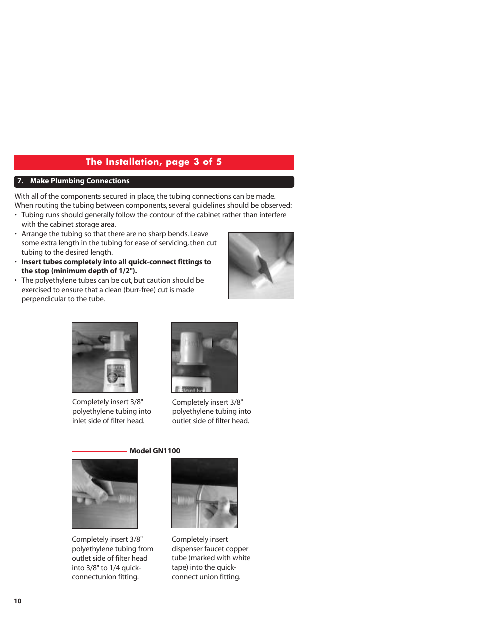 InSinkErator GN1100 User Manual | Page 10 / 17