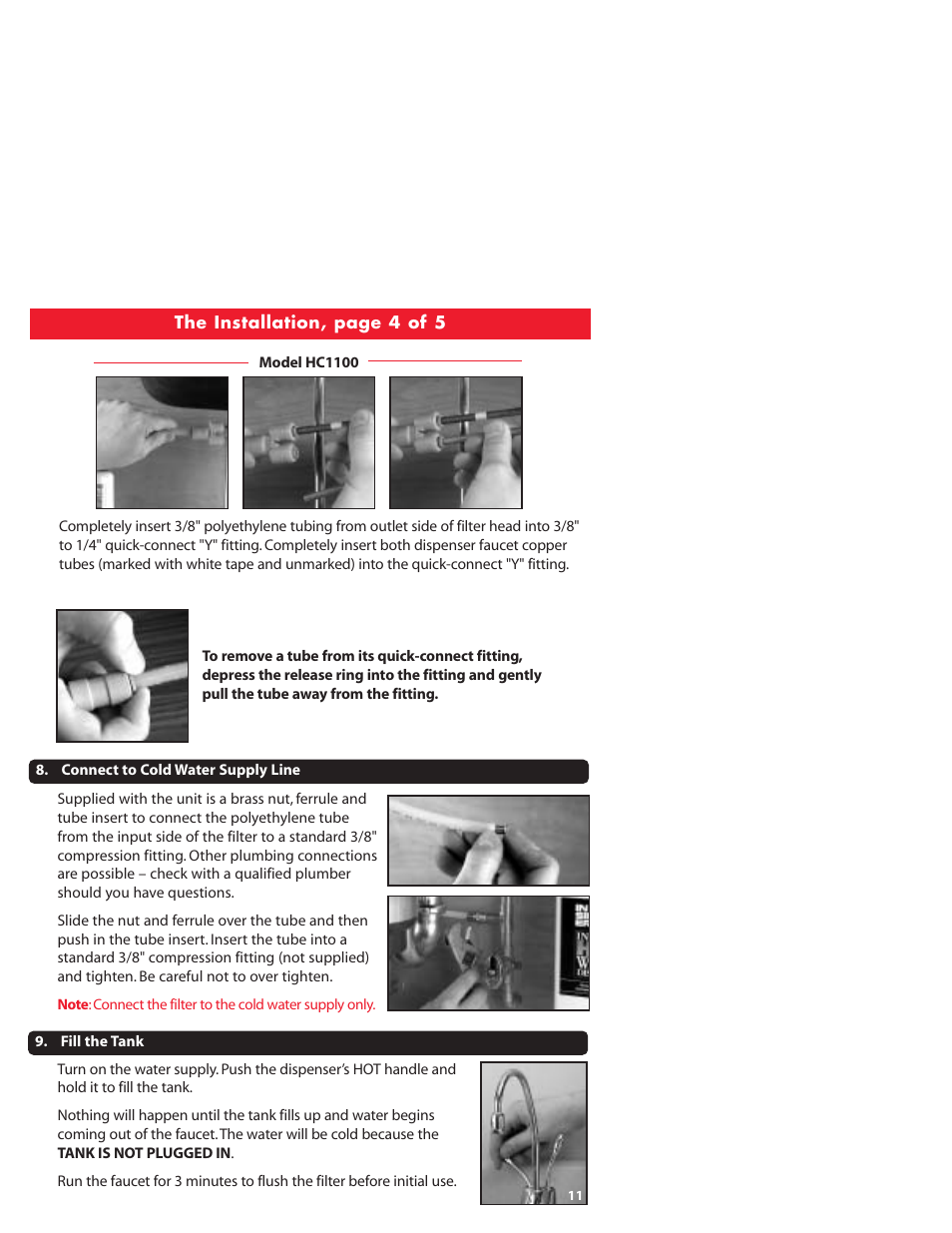InSinkErator GN1100 User Manual | Page 11 / 17