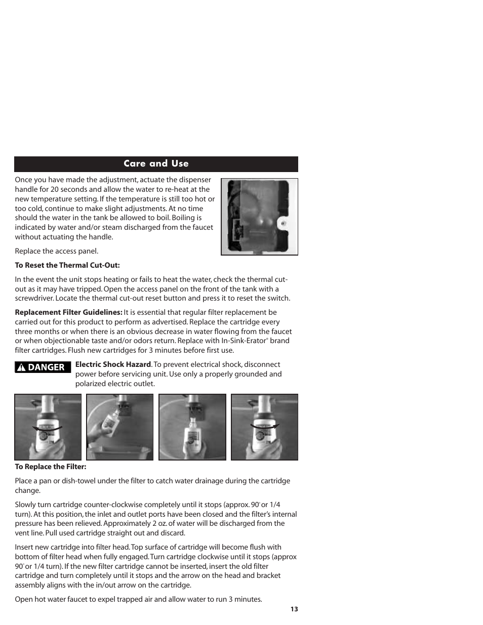 InSinkErator GN1100 User Manual | Page 13 / 17