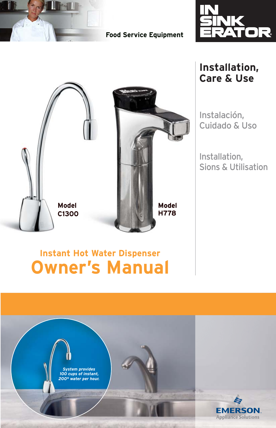 InSinkErator H778 User Manual | 28 pages