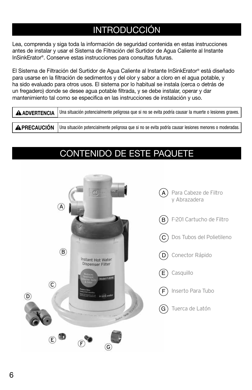 InSinkErator F-201R User Manual | Page 6 / 16