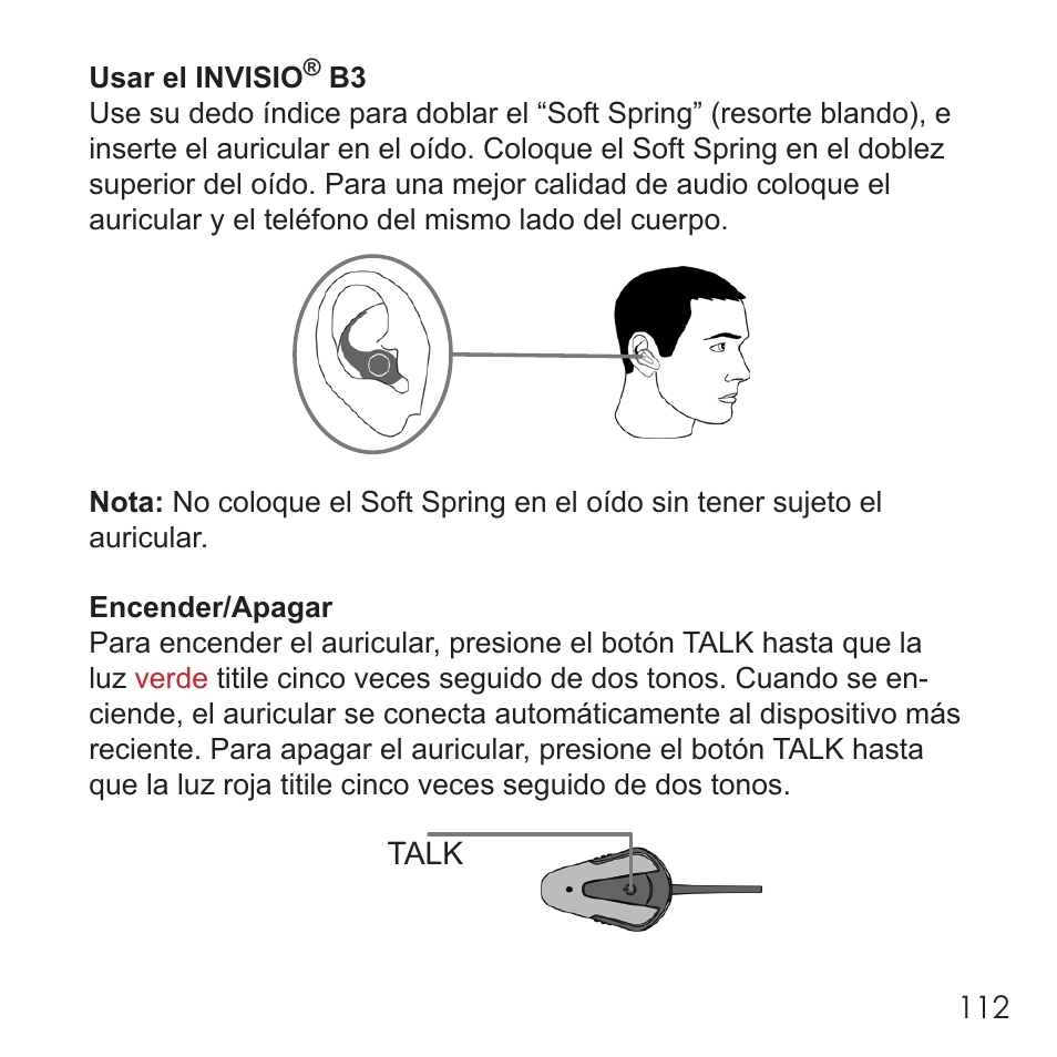 Invisio B3 User Manual | Page 112 / 133