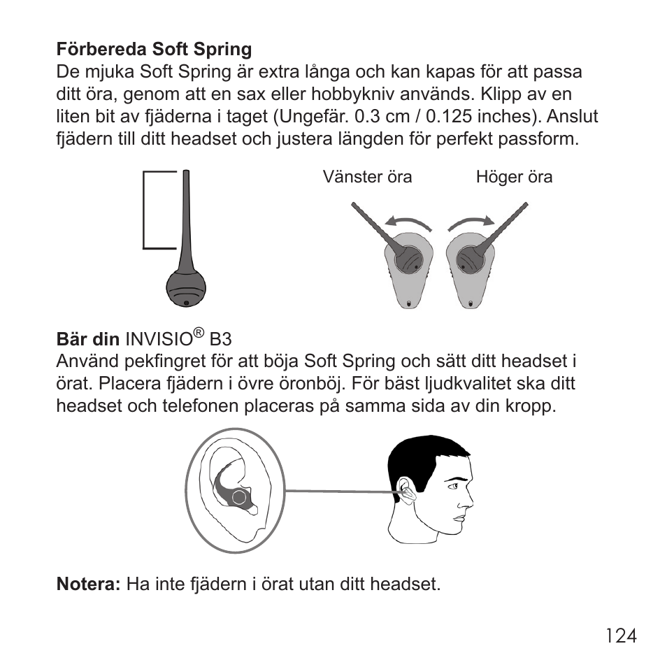 Invisio B3 User Manual | Page 124 / 133