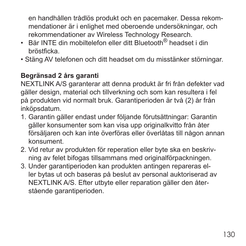 Invisio B3 User Manual | Page 130 / 133