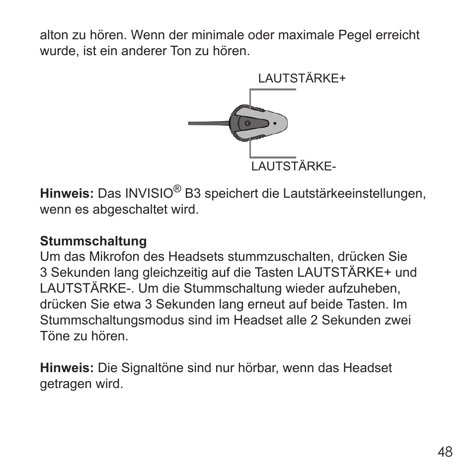 Invisio B3 User Manual | Page 48 / 133