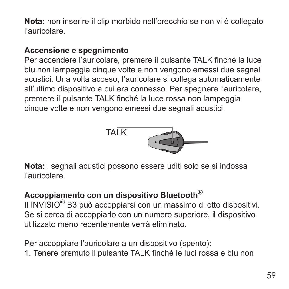 Invisio B3 User Manual | Page 59 / 133