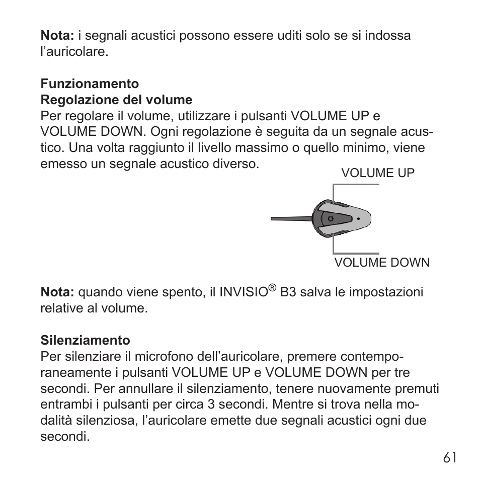 Invisio B3 User Manual | Page 61 / 133