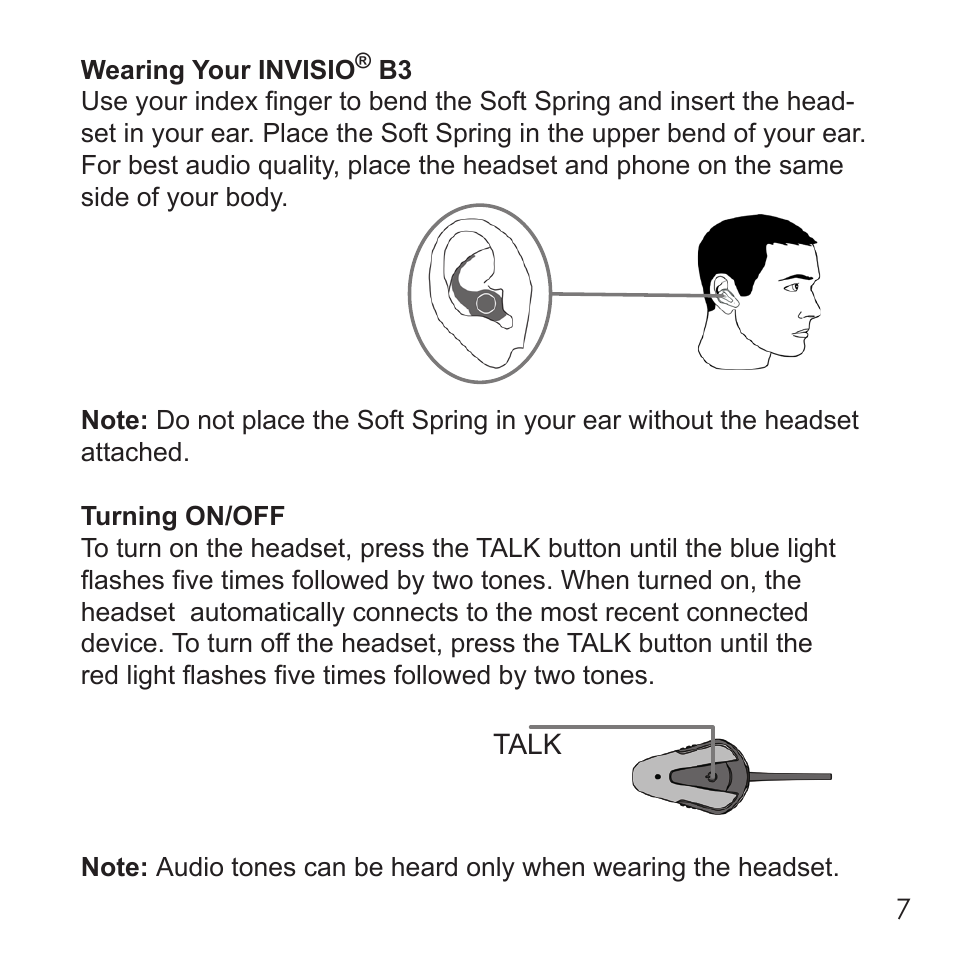 Invisio B3 User Manual | Page 7 / 133