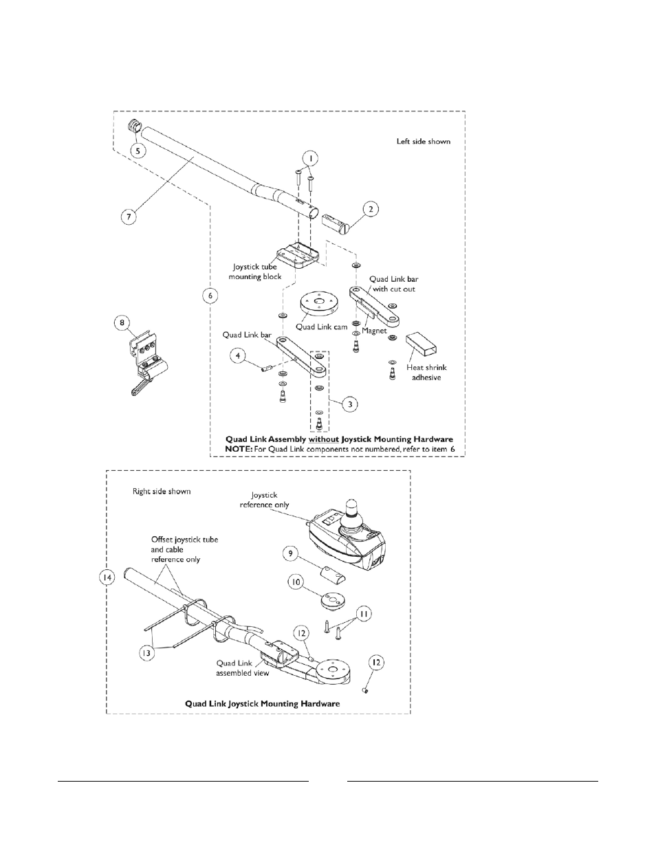 Quad link for mk5 dpj joystick | Invacare 2GTR User Manual | Page 137 / 176