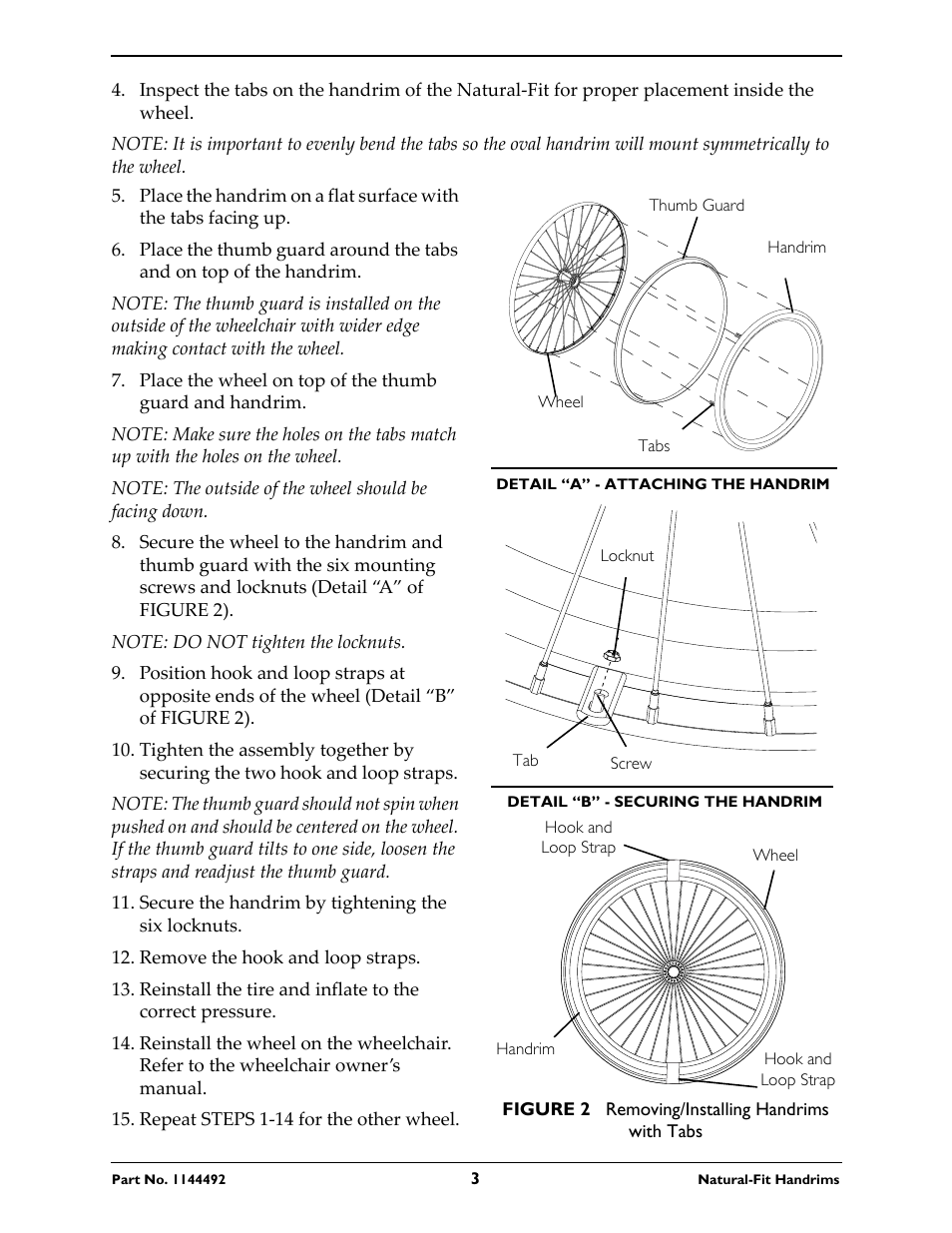 Invacare 1144492 User Manual | Page 3 / 4