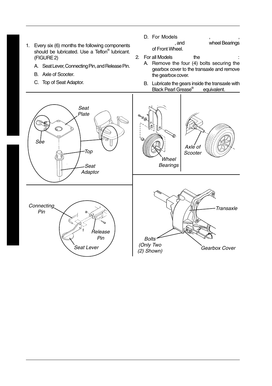 Invacare LYNX PANTHER LX-4 User Manual | Page 10 / 60