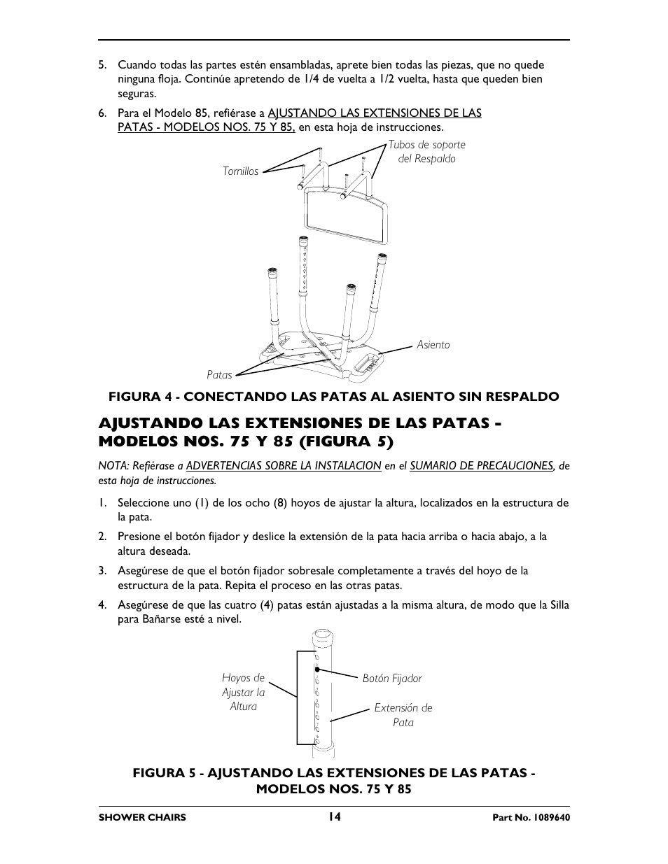 Invacare 75 User Manual | Page 14 / 16