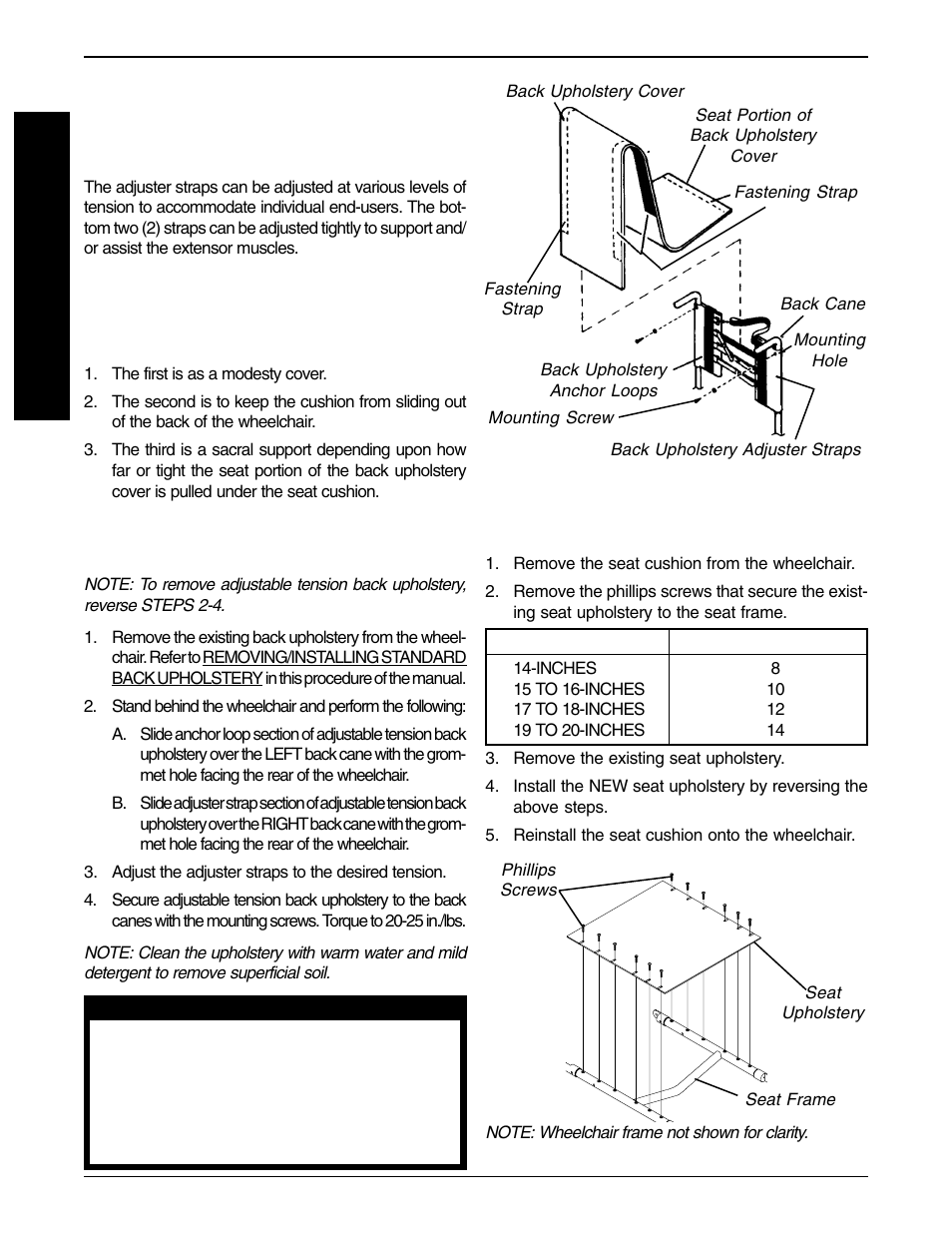 Invacare F-6S User Manual | Page 16 / 52