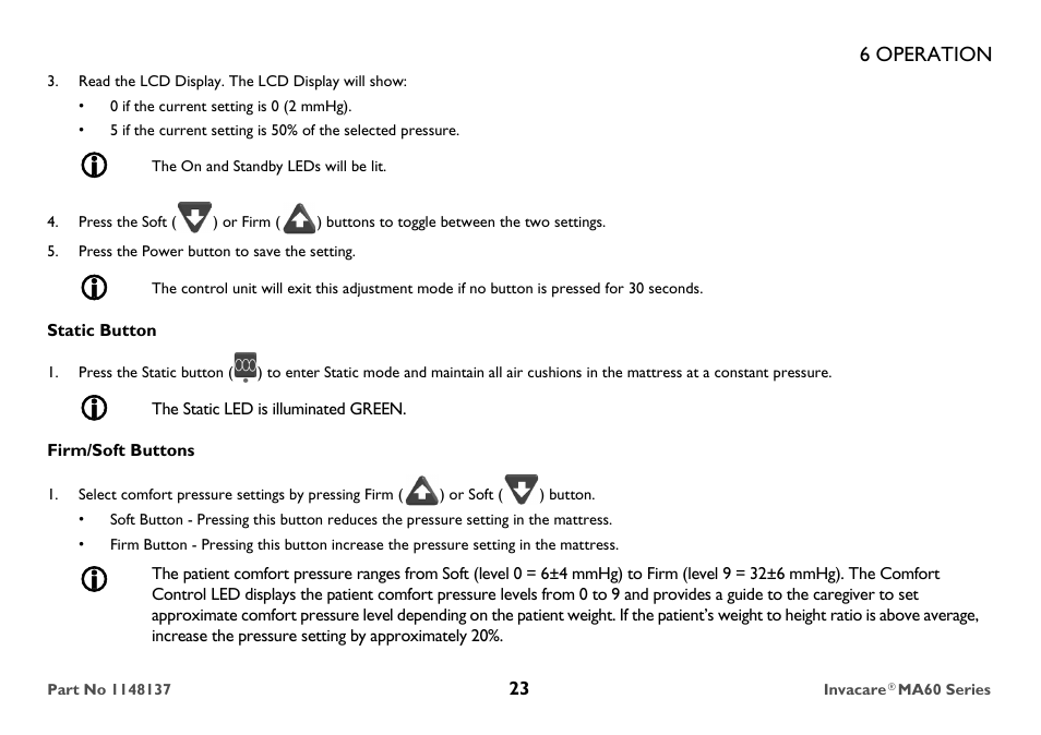 Invacare MicroAir MA60 User Manual | Page 23 / 36