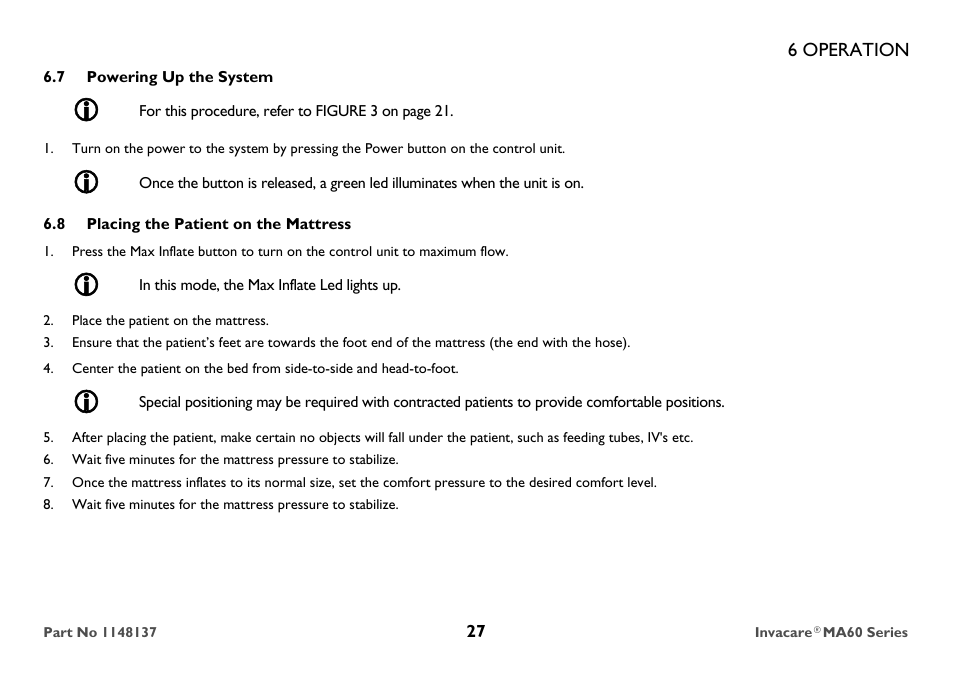 Invacare MicroAir MA60 User Manual | Page 27 / 36
