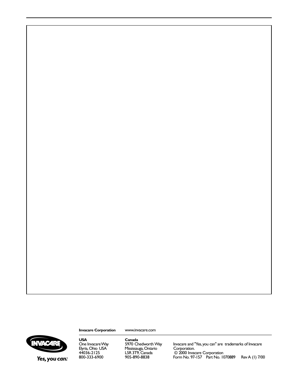 Limited warranty | Invacare 6316 User Manual | Page 4 / 4