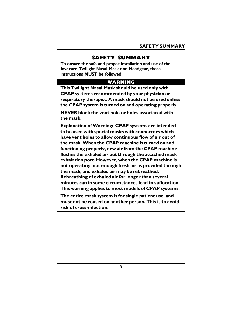 Invacare ISP2000L User Manual | Page 3 / 12