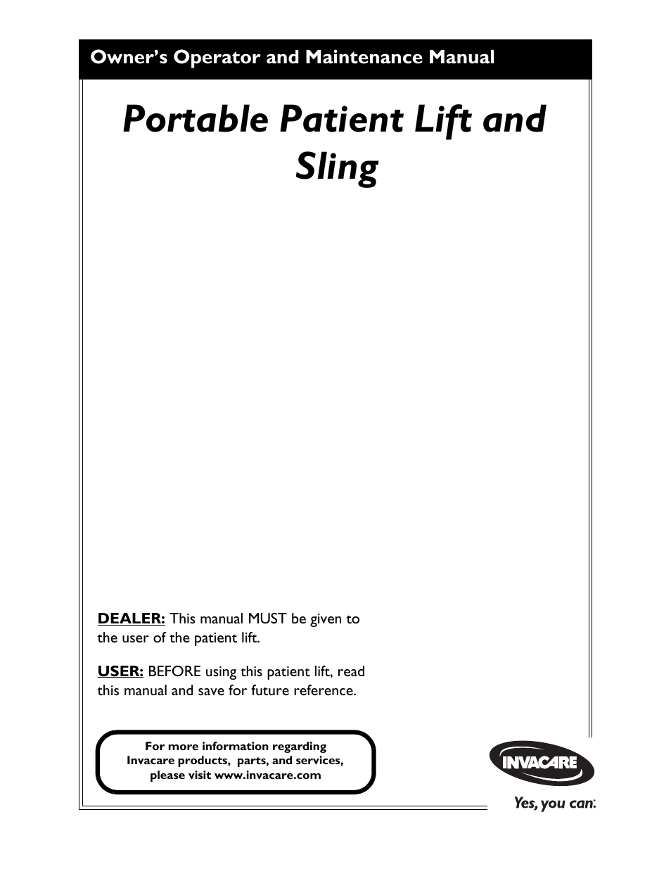Invacare 9805P User Manual | 44 pages