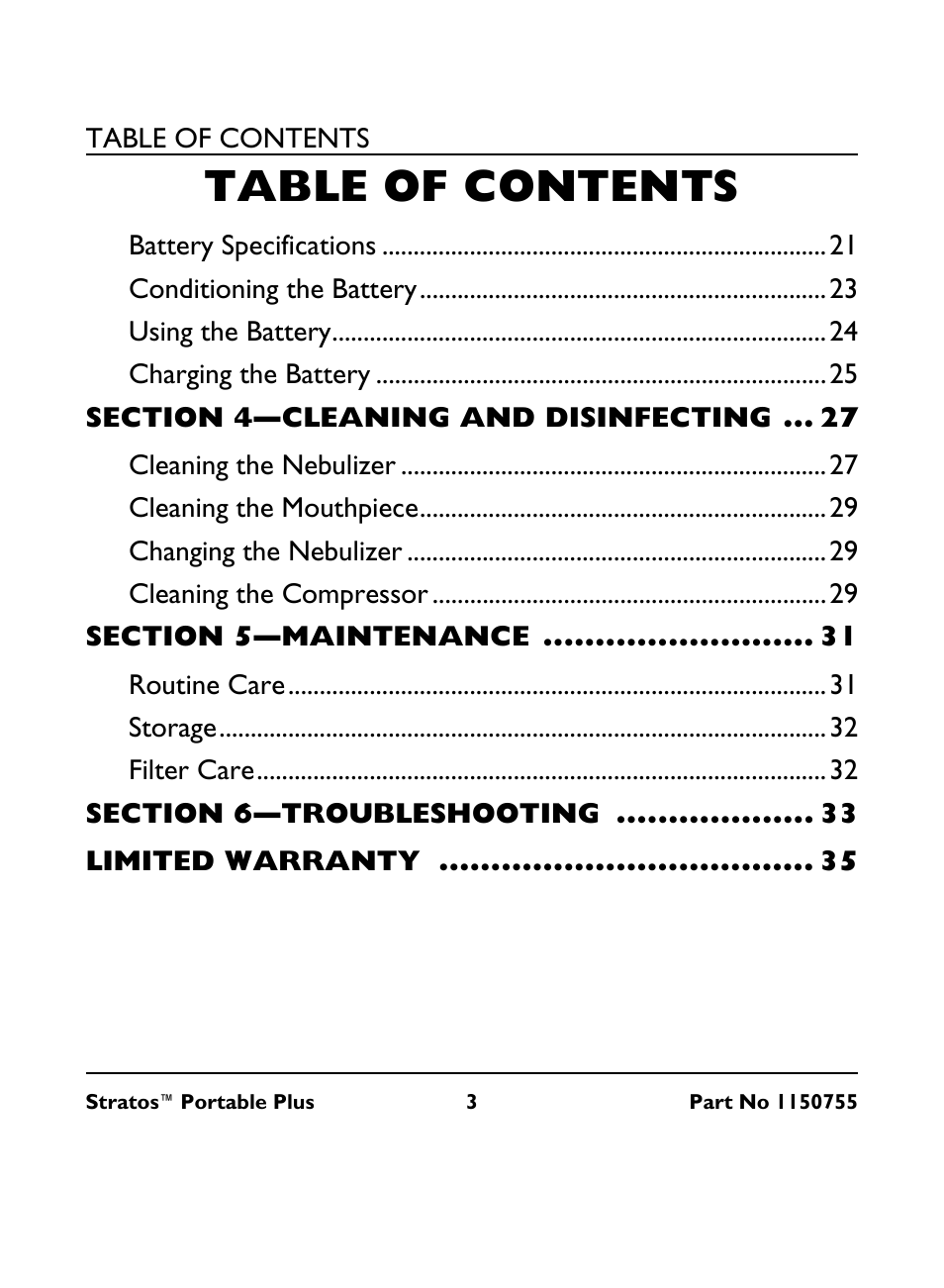 Invacare IRC 1730 User Manual | Page 3 / 40