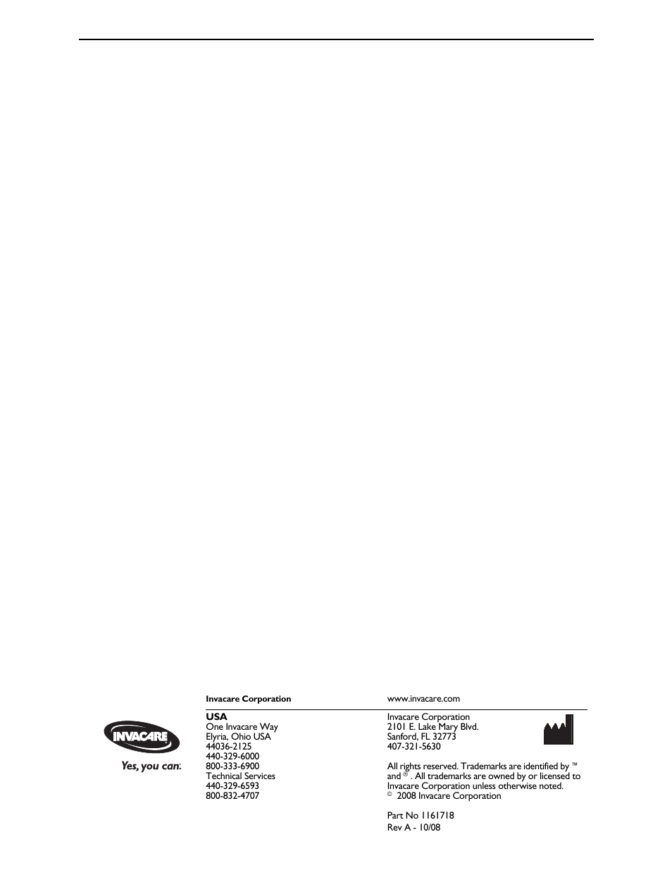 Invacare Perfecto2 IRC5PO2W User Manual | Page 2 / 2