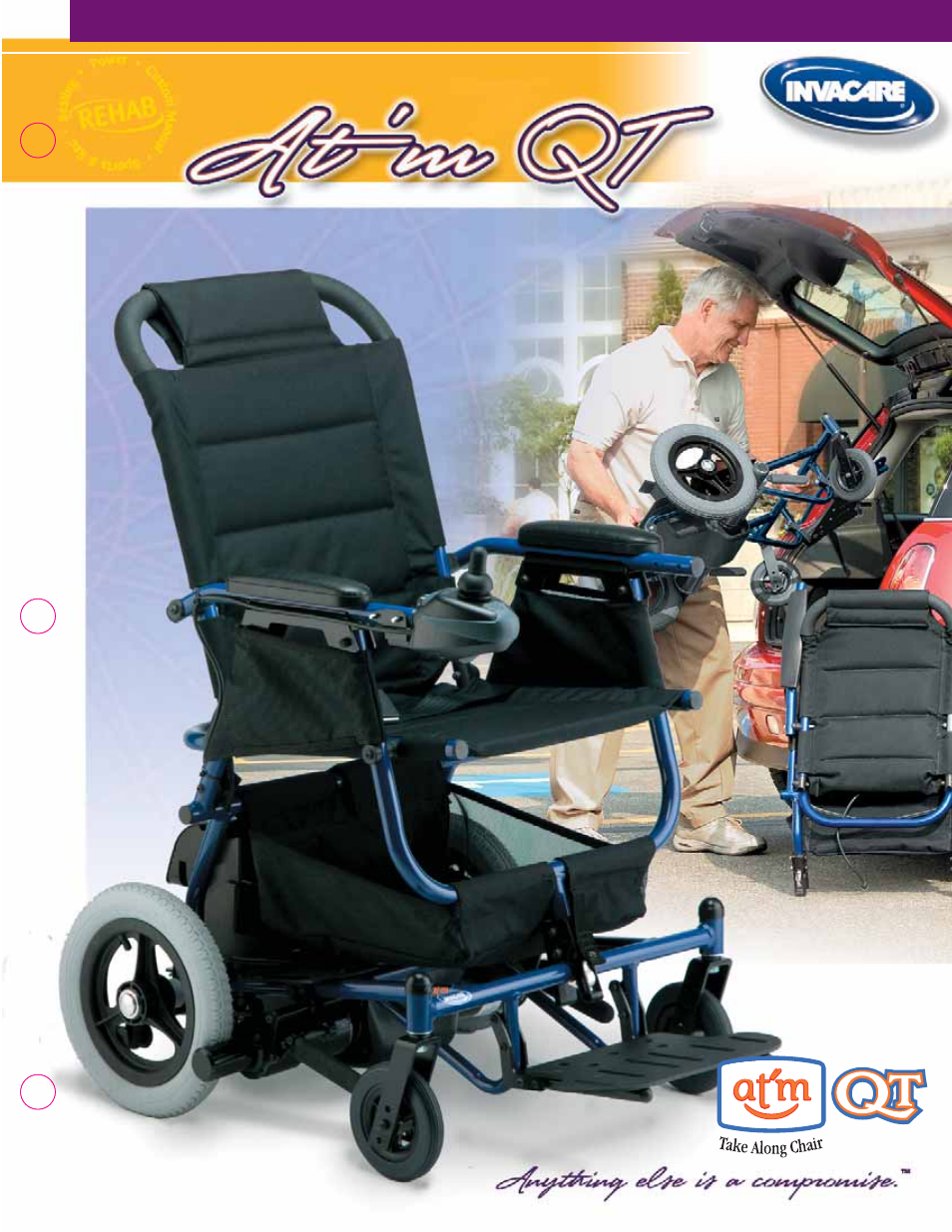 Invacare At'm QT User Manual | 2 pages