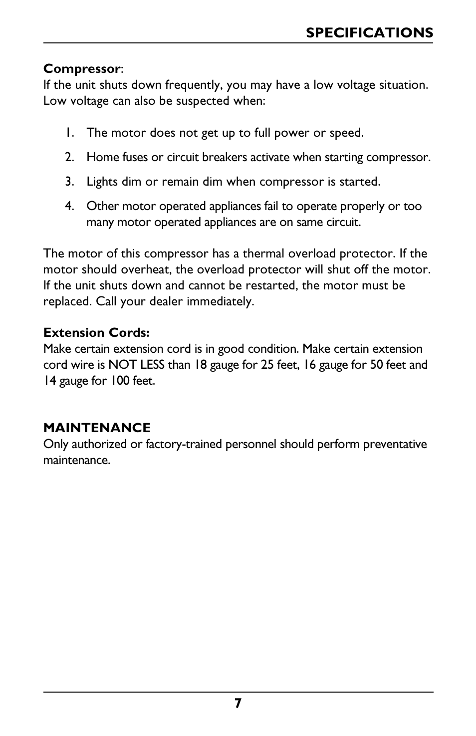 Invacare IRC1001 User Manual | Page 7 / 44