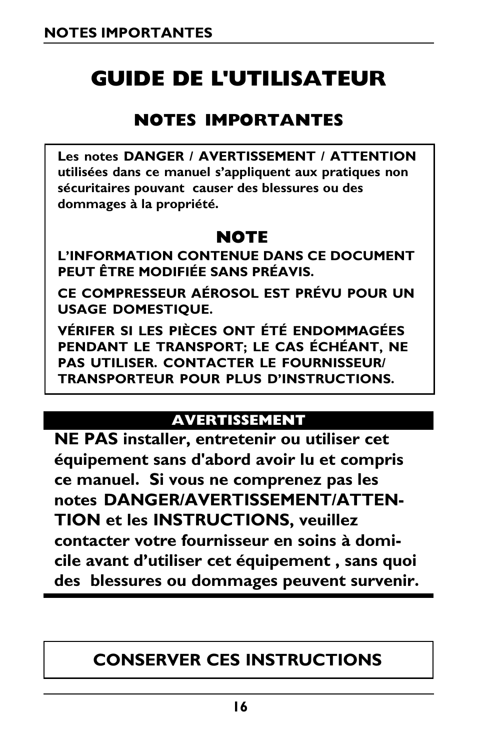 Guide de l'utilisateur | Invacare Envoy User Manual | Page 16 / 44