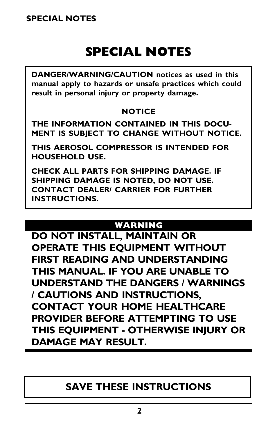 Invacare Envoy User Manual | Page 2 / 44