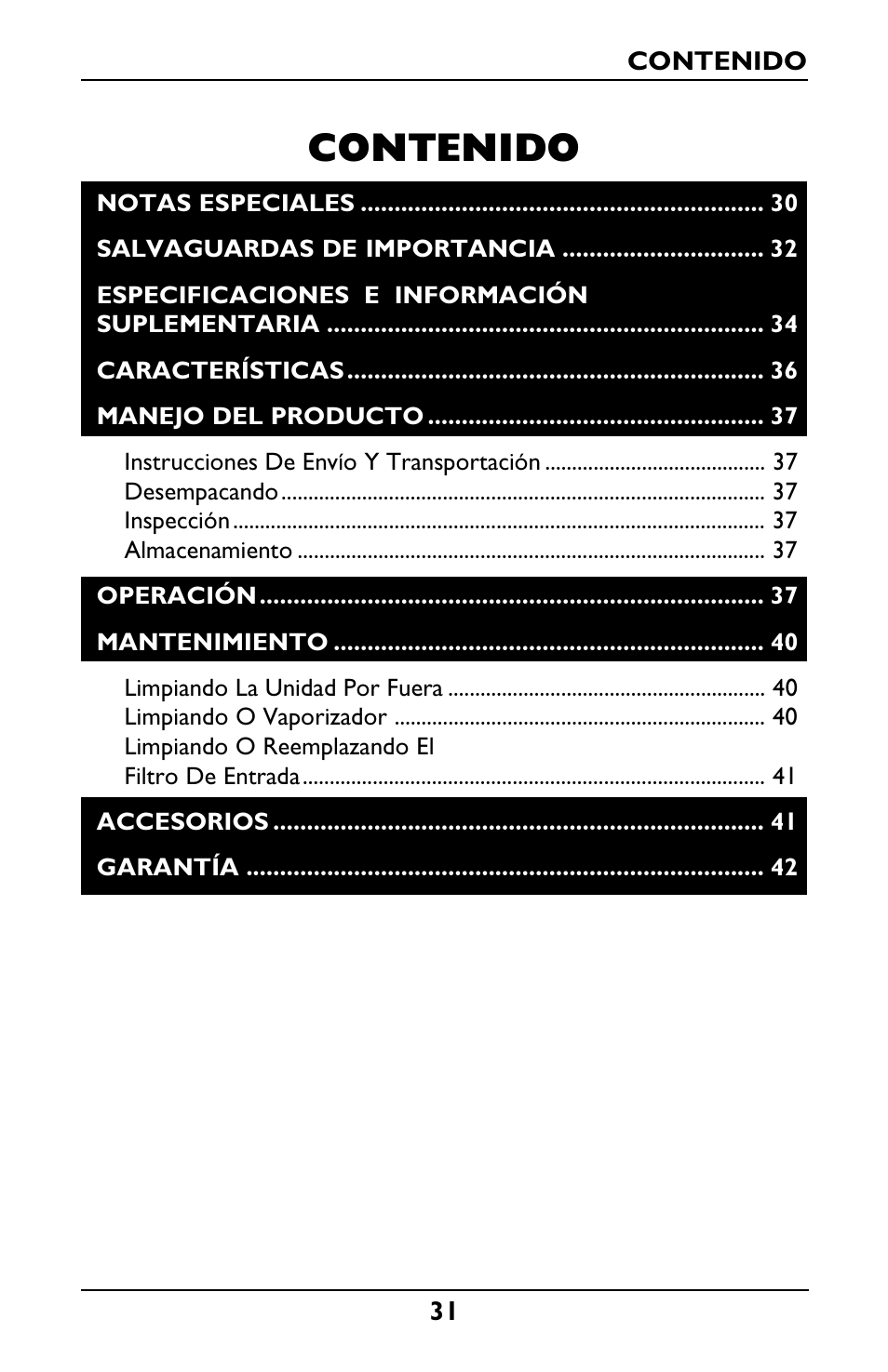 Invacare Envoy User Manual | Page 31 / 44