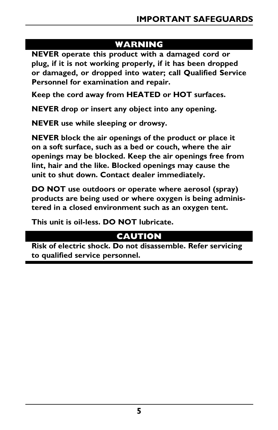 Invacare Envoy User Manual | Page 5 / 44