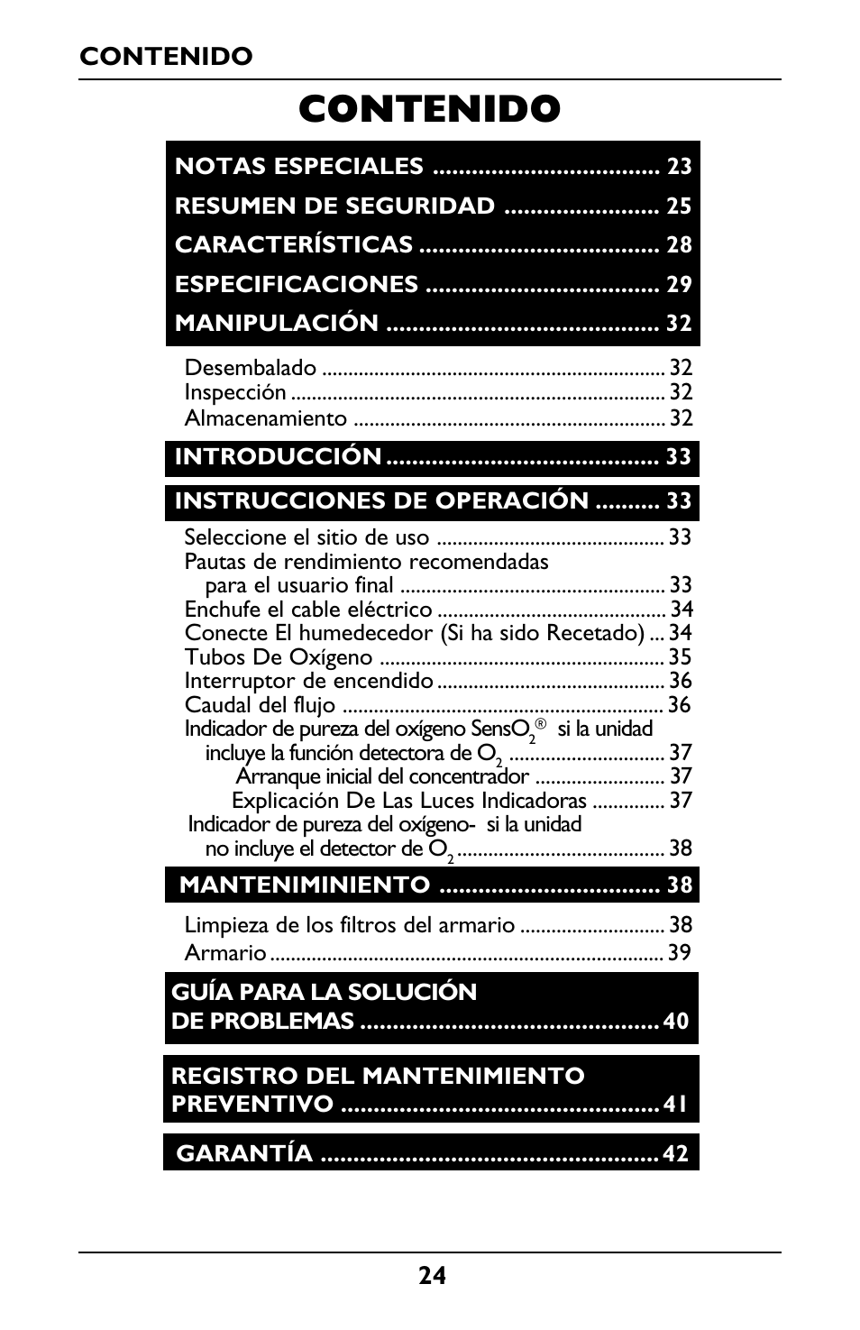 Invacare IRC5LXO2 User Manual | Page 24 / 44