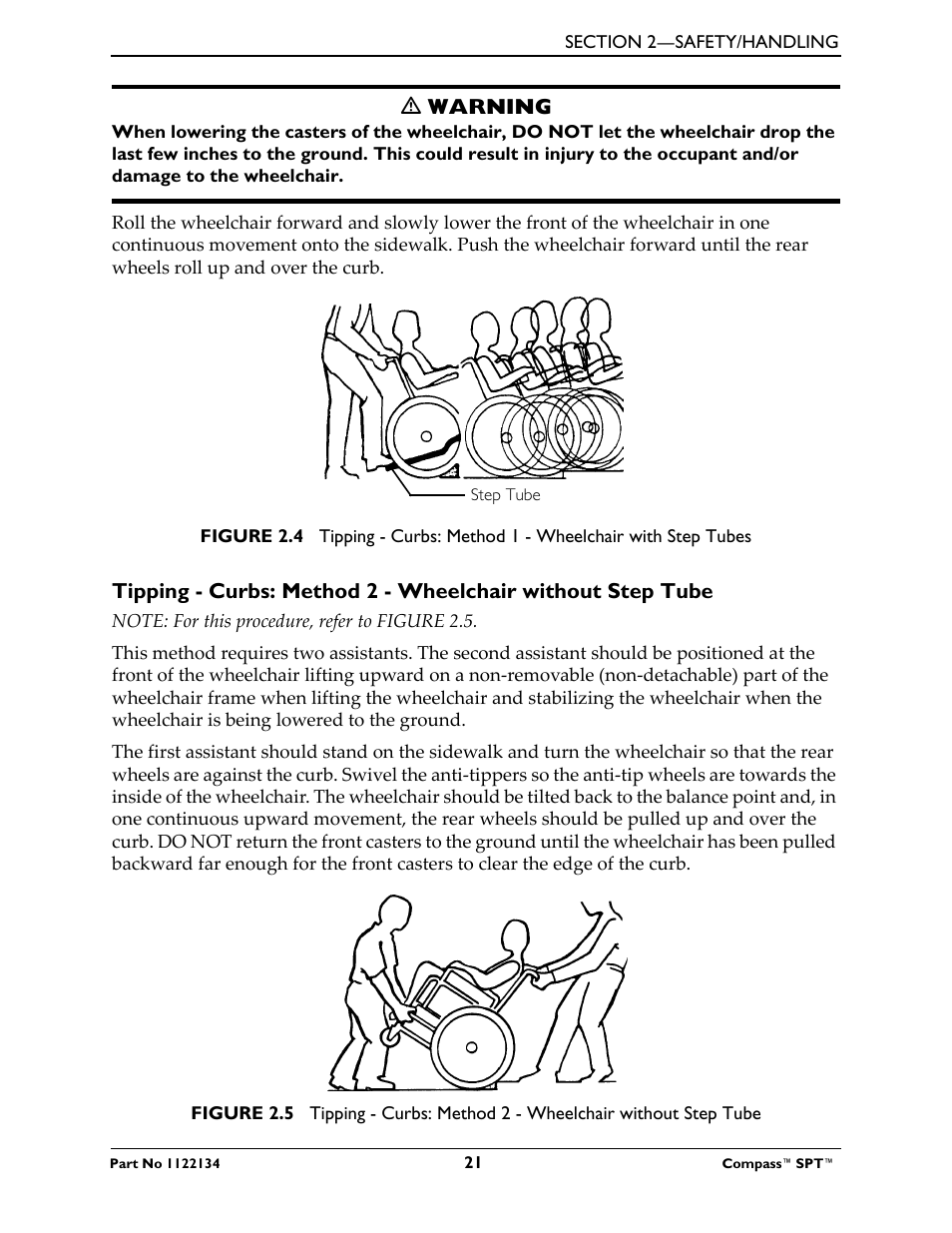 Invacare Compass SPT PH904A User Manual | Page 21 / 64