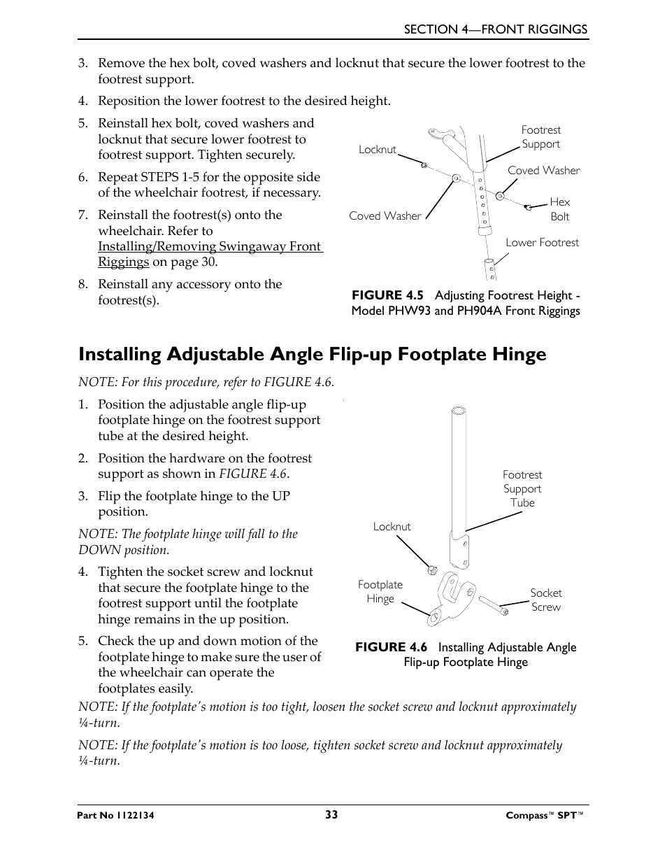 Invacare Compass SPT PH904A User Manual | Page 33 / 64