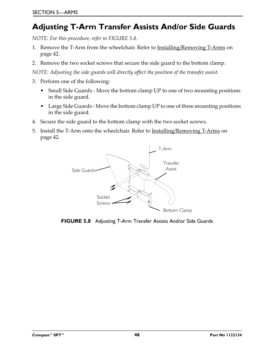 Invacare Compass SPT PH904A User Manual | Page 46 / 64