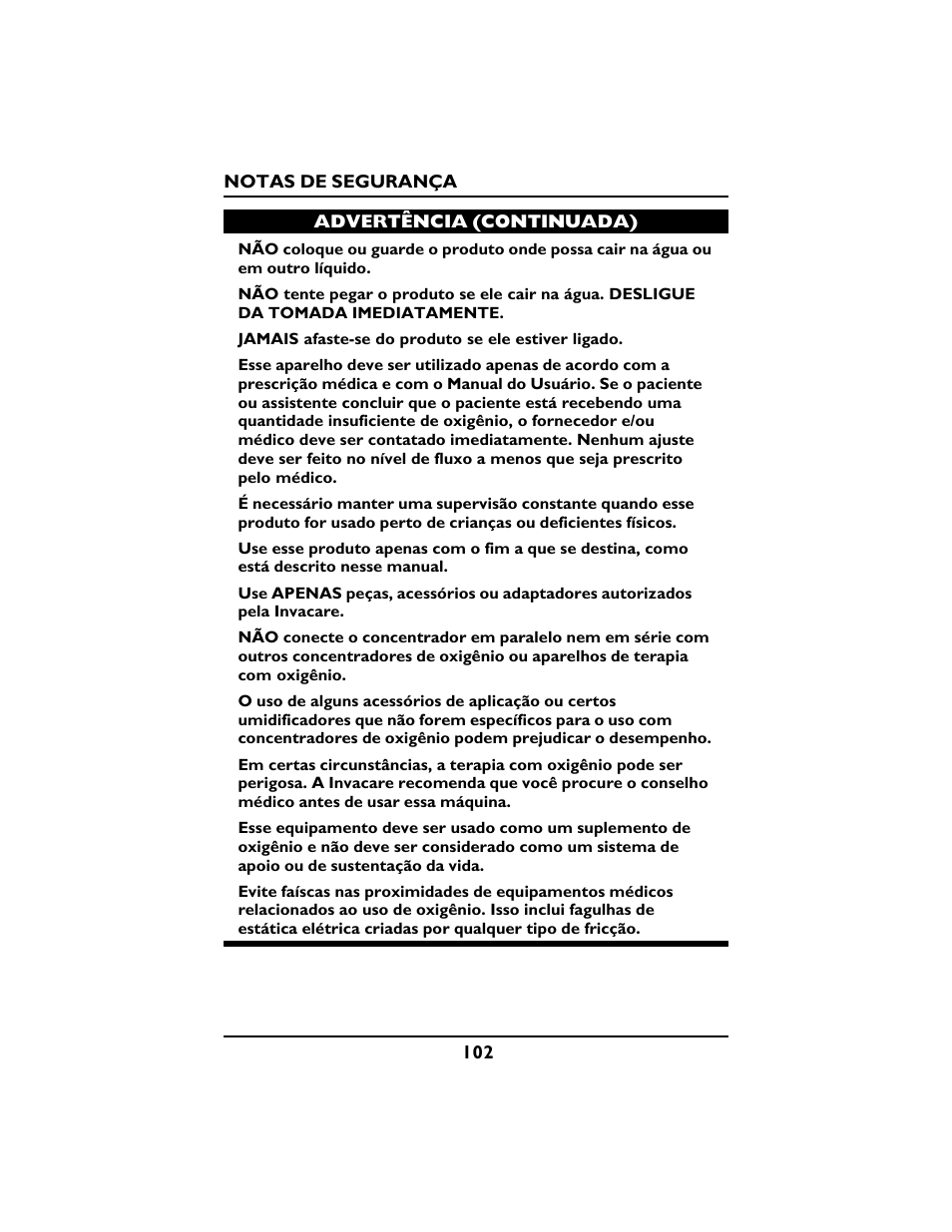 Invacare PLATINUM 5 User Manual | Page 102 / 148