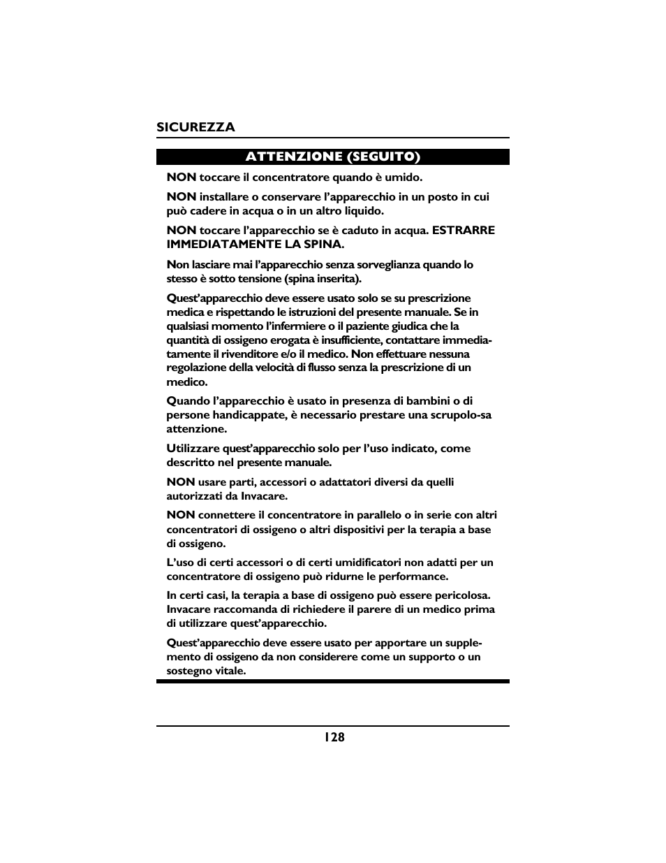 Invacare PLATINUM 5 User Manual | Page 128 / 148