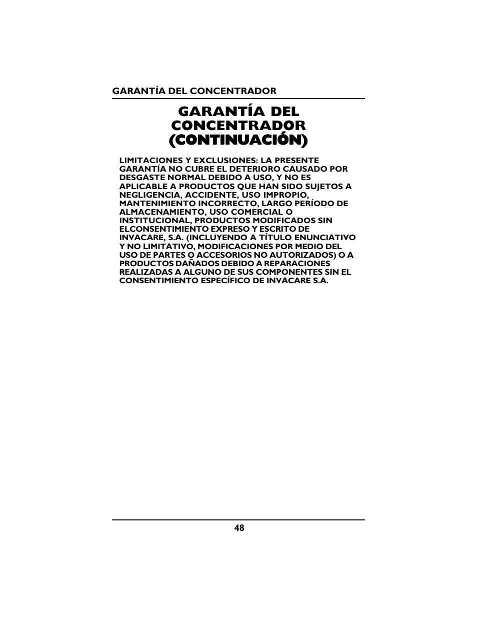 Invacare PLATINUM 5 User Manual | Page 48 / 148