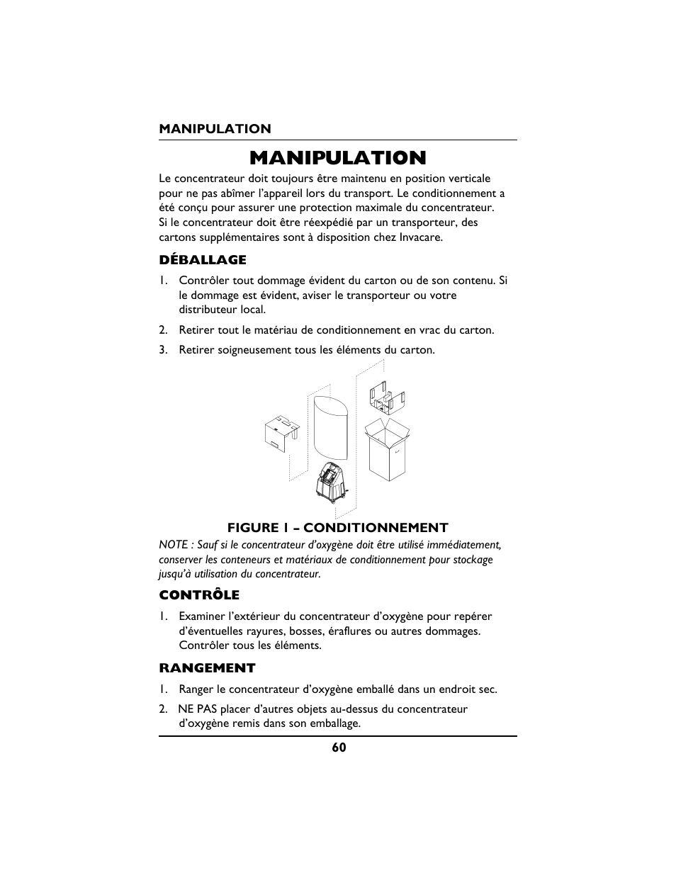 Manipulation | Invacare PLATINUM 5 User Manual | Page 60 / 148